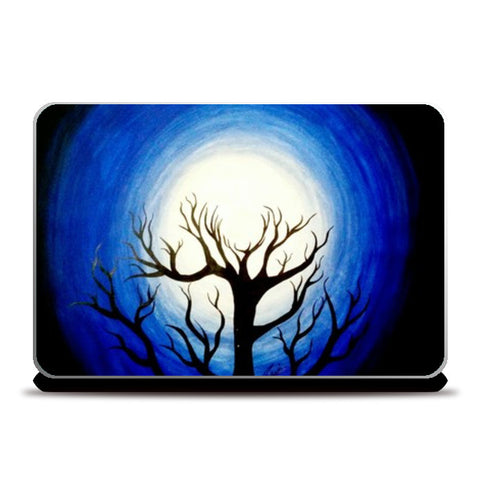 Holding the Moon Painting Laptop Skins