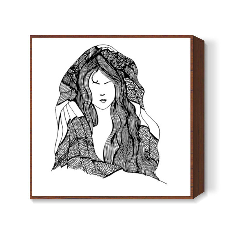 Virgo Square Art Prints