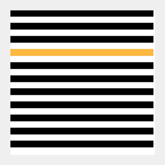 Happy Stripes Square Art Prints
