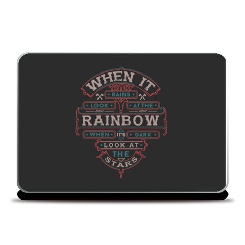 Rainbow Quote Laptop Skins