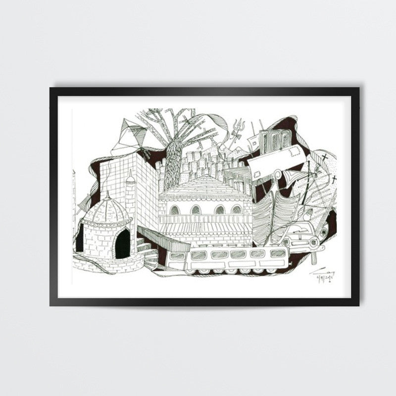 Doodle_Habitat Wall Art Buy HighQuality Posters and Framed Posters Online All in One Place