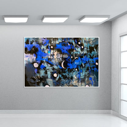 Blue night Wall Art