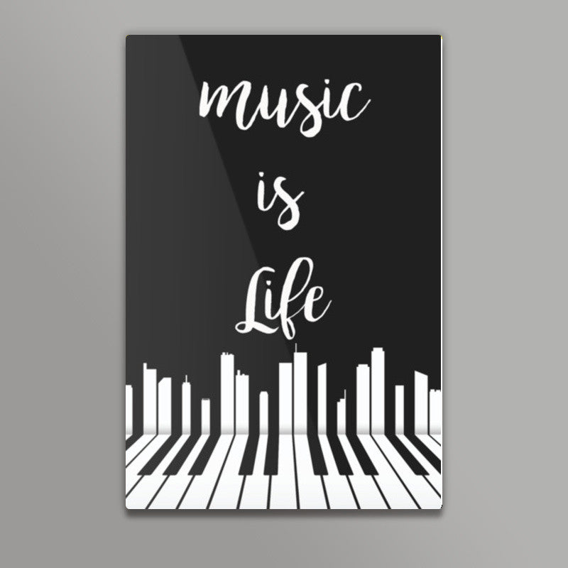 Music Is Life Wall Art