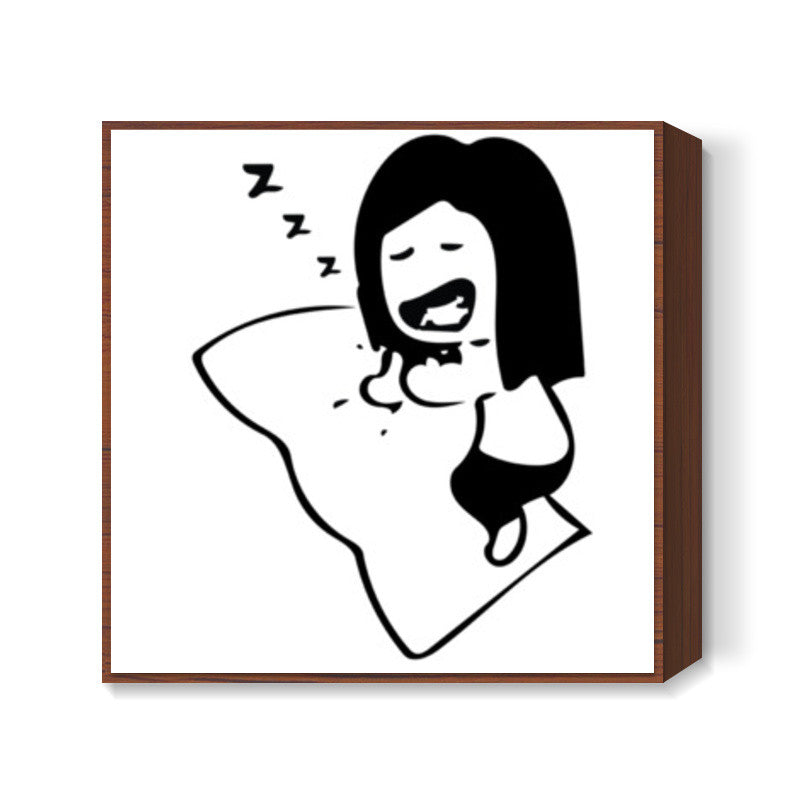 Sleepy Always Square Art Prints