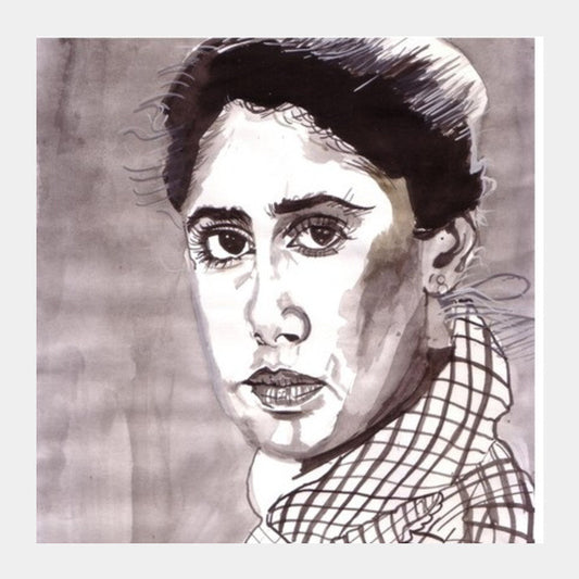 Smita Patil was a versatile performer Square Art Prints