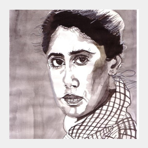 Smita Patil Was A Versatile Performer Square Art Prints PosterGully Specials