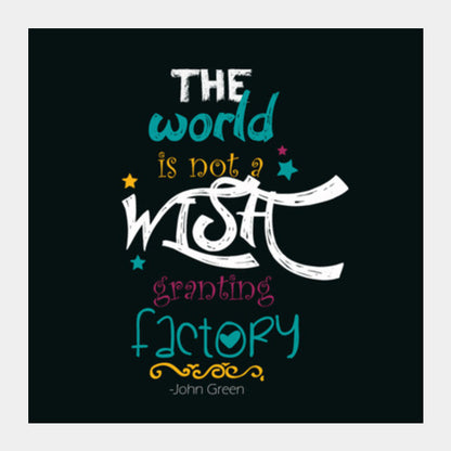 WISH FACTORY! Square Art Prints