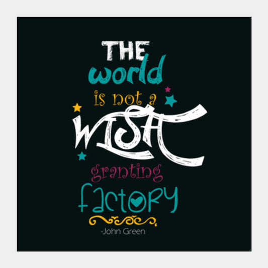 WISH FACTORY! Square Art Prints