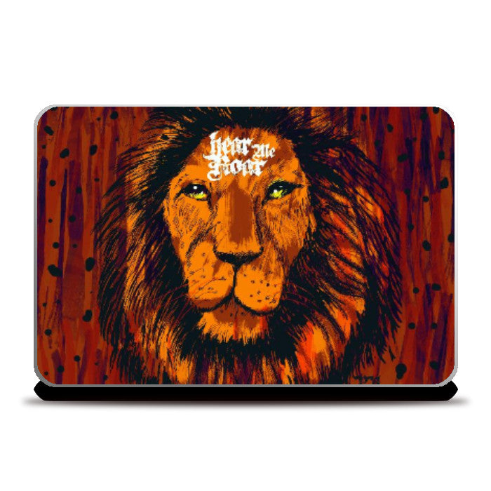 Laptop Skins, Hear Me Roar Laptop Skin