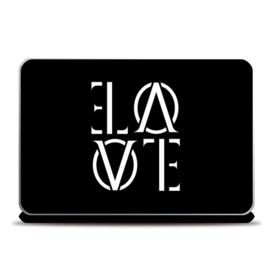 Its LOVE back and forth Laptop Skins