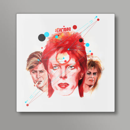 Starman: David Bowie Square Art Prints