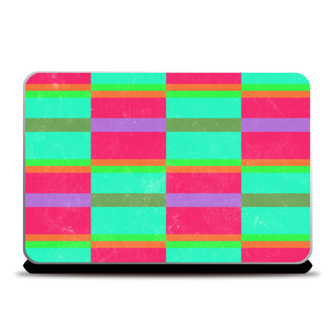 Evermore | Pink Turquoise | Geometric Pattern Laptop Skins
