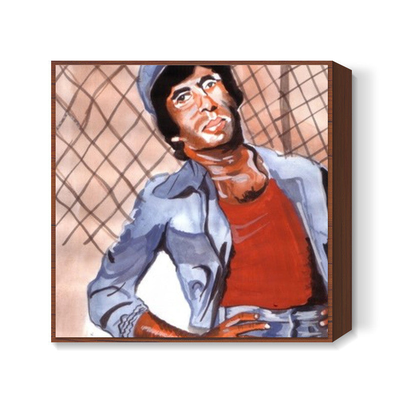 Superstar Amitabh Bachchan has been in the race, for the long run Square Art Prints