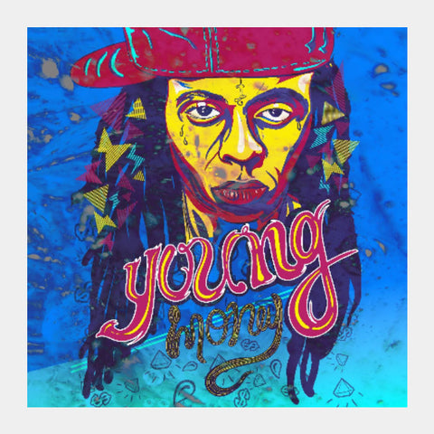 Square Art Prints, Lil Wayne: Young Money Square Art Print