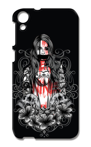 Girl With Tattoo HTC Desire 820 Cases