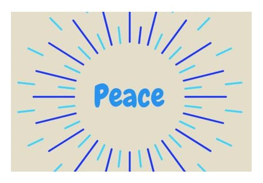 PEACE Wall Art PosterGully Specials