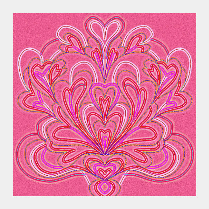 Square Art Prints, Hearts Square Art Prints | Pratyasha Ntihin, - PosterGully