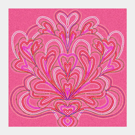 Square Art Prints, Hearts Square Art Prints | Pratyasha Ntihin, - PosterGully