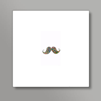 Moustache square art prints