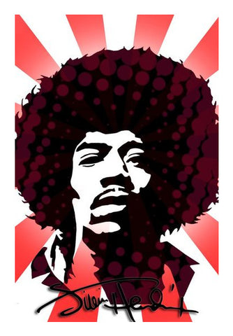 Jimi Hendrix acid Wall Art