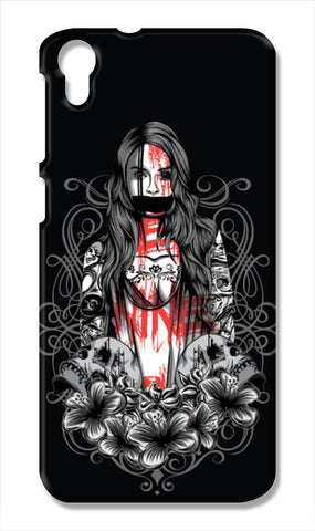 Girl With Tattoo HTC Desire 828 Cases