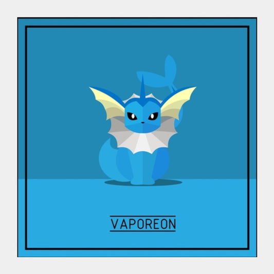 Vaporeon Pokemon go  Square Art Prints