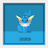 Vaporeon Pokemon go  Square Art Prints