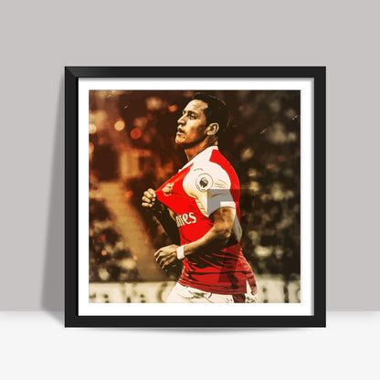 Alexis Sanchez - Arsenal FC Square Art Prints
