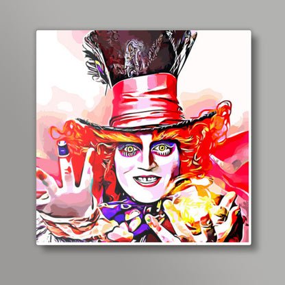 Mad Hatter Square Art Prints