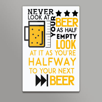 Beer Humour Quote Wall Art