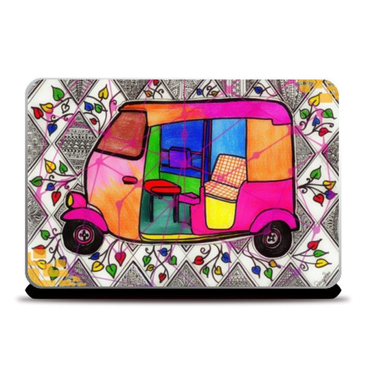 Laptop Skins, Indian Rickshaw Laptop Skin Laptop Skins