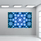 Blue Fractals Wall Art