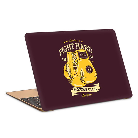 Boxing Club Fight Hard Artwork Laptop Skin