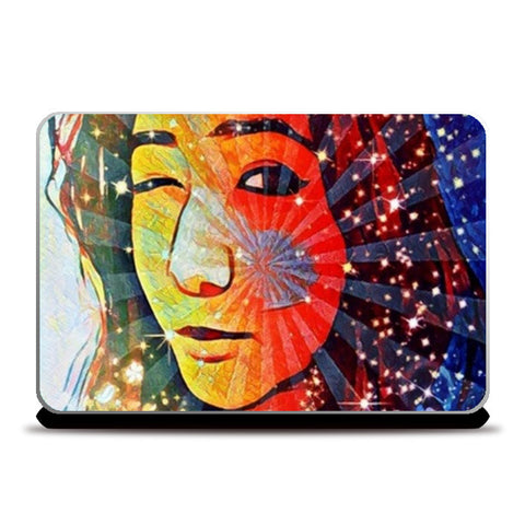 Quirky Goddess | Digi Pop Art | Laptop Skins