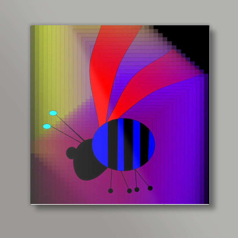 Beeee Square Art Prints