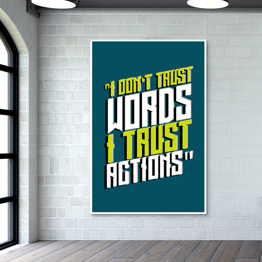 Actions Wall Art