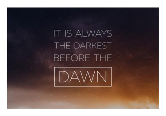 PosterGully Specials, Darkest Before Dawn 2 Wall Art