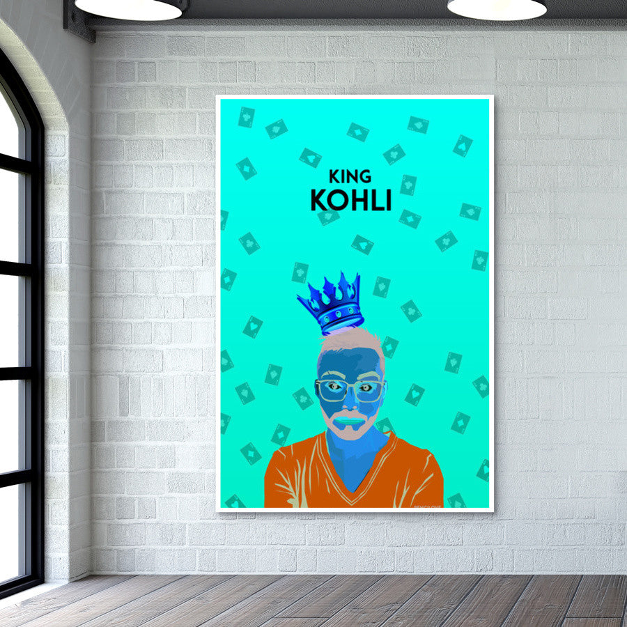 king KOHLI Wall Art Buy HighQuality Posters and Framed Posters Online