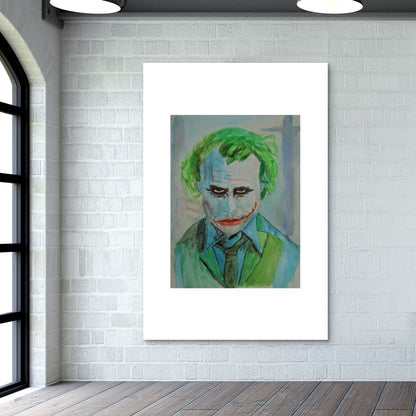 Joker water color painting|Artist: Aditya