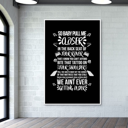 Baby Pull Me Closer Wall Art