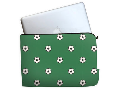 Football Ground With Balls Laptop Sleeves | #Footballfan