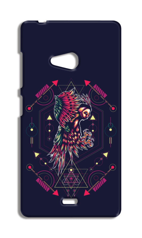 Owl Artwork Nokia Lumia 540 Cases