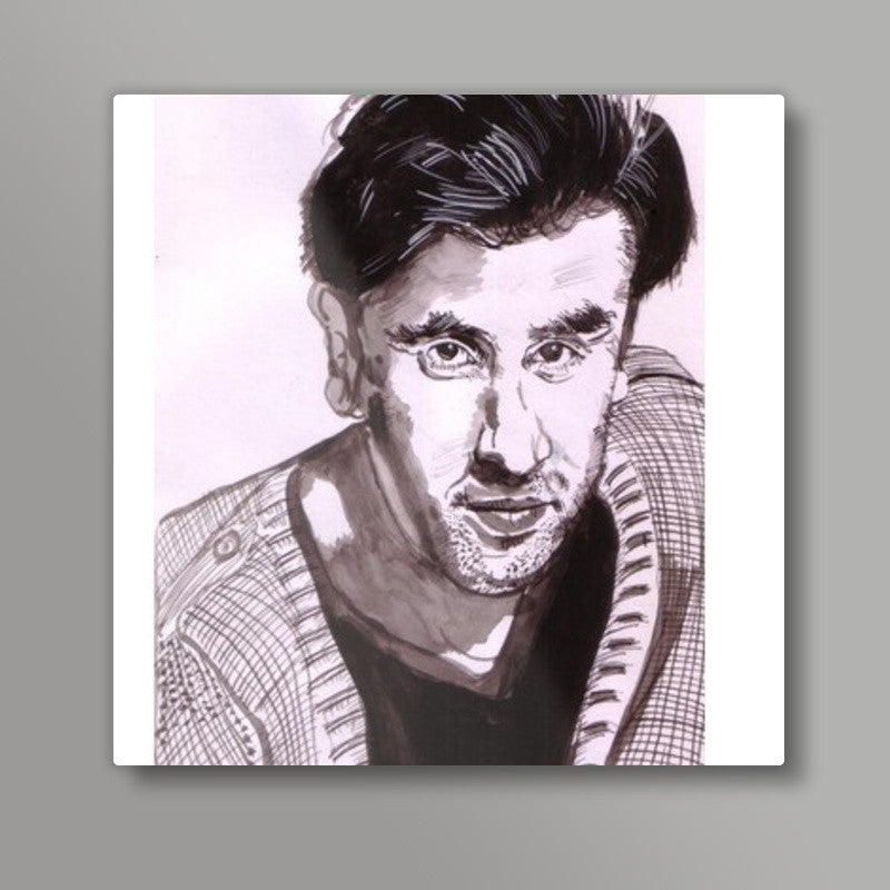 Superstar Ranbir Kapoors stardom is unmatched because he is unconventional Square Art Prints