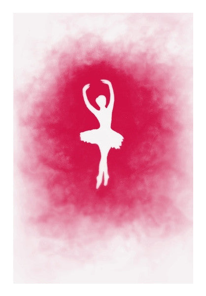 Ballerina | Dance | Music | Pink Wall Art