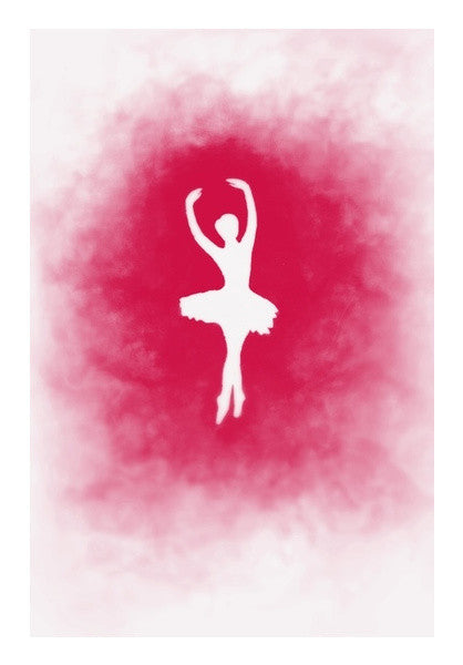 Ballerina  Dance  Music  Pink Art PosterGully Specials
