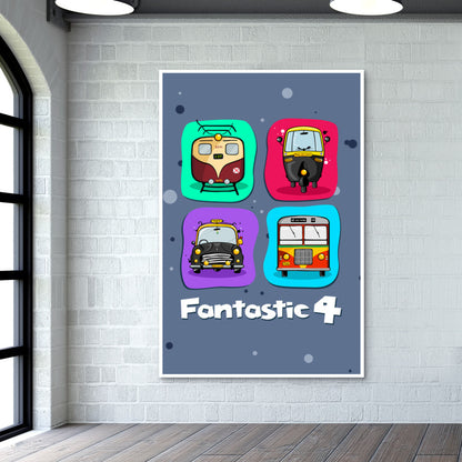 Fantastic 4 - Wall Art Wall Art