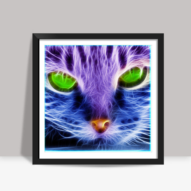 Mystic Cat Square Art Prints