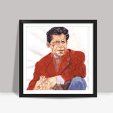 Om Puri was a versatile actor Square Art Prints