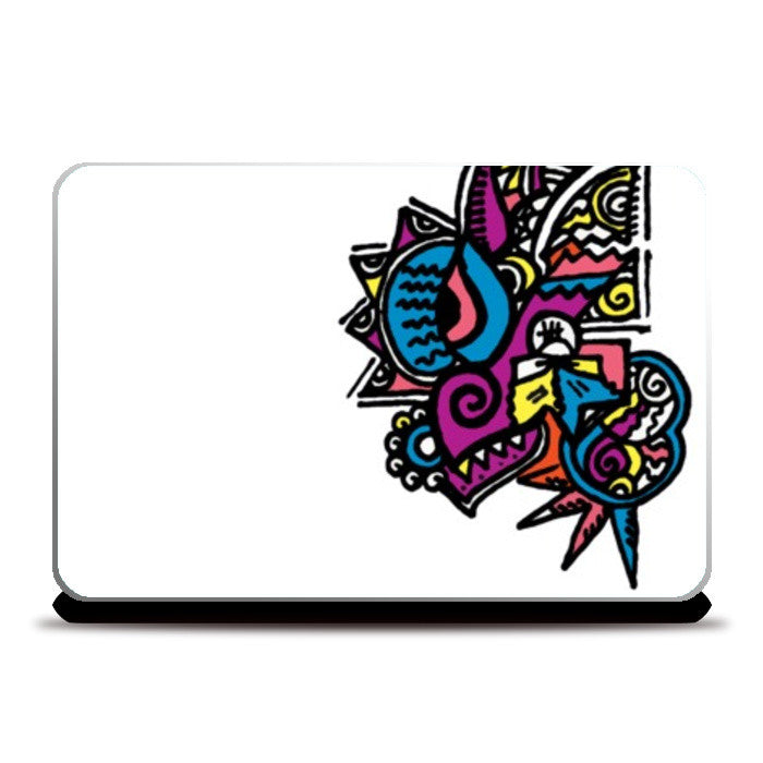Laptop Skins, Abstract Zenscrawl Laptop Skin | Meghnanimous, - PosterGully