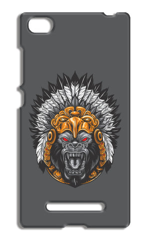 Gorilla Wearing Aztec Headdress Xiaomi Mi 4i Cases